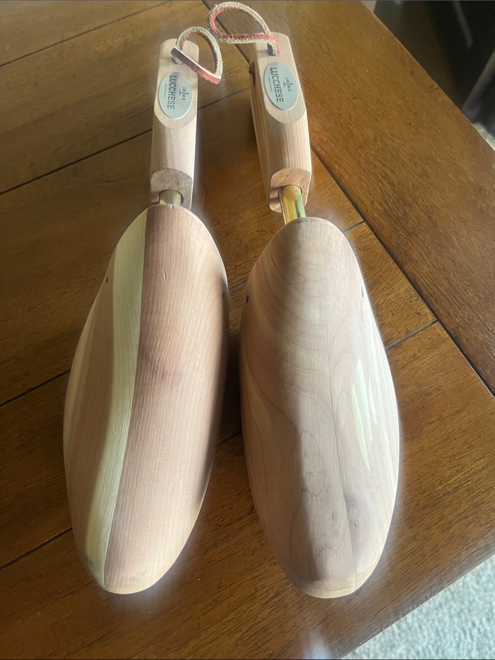 Lucchese Cedar Shoe Trees - Natural Wood Tone